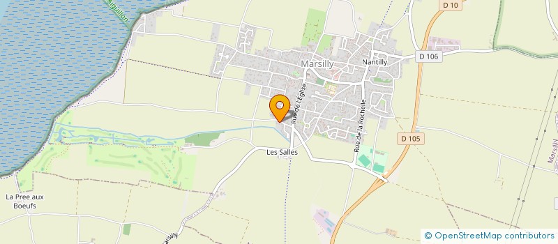 localisation de l'entreprise LA CONCHE - MAISON DE VACANCES  MARSILLY