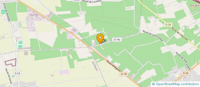 localisation de l'entreprise LA CONCHETTE  SAINT-ANDIOL