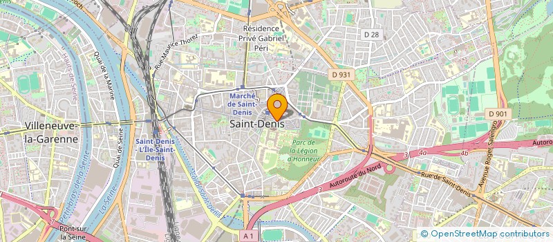 localisation de l'entreprise LA CONCIERGE-RIT à SAINT-DENIS