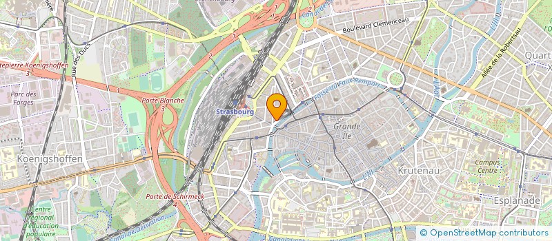 localisation de l'entreprise LA CONCIERGERIE à STRASBOURG
