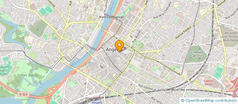 localisation de l'entreprise LA CONCIERGERIE à ANGERS