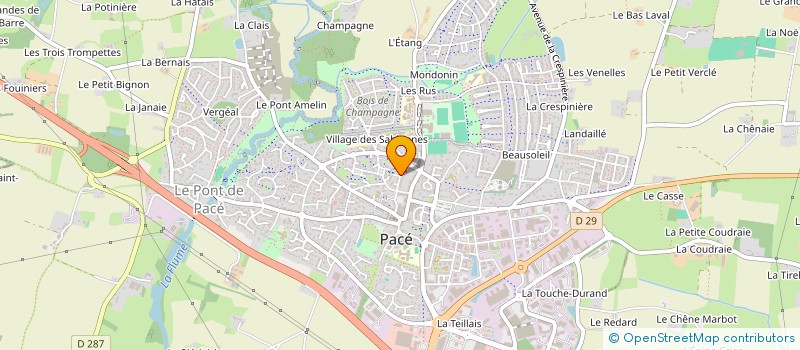 localisation de l'entreprise LA CONCIERGERIE BRETONNE à PACE