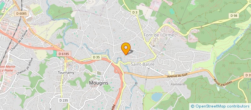 localisation de l'entreprise LA CONCIERGERIE BY LES PIERRES BLANCHES  MOUGINS