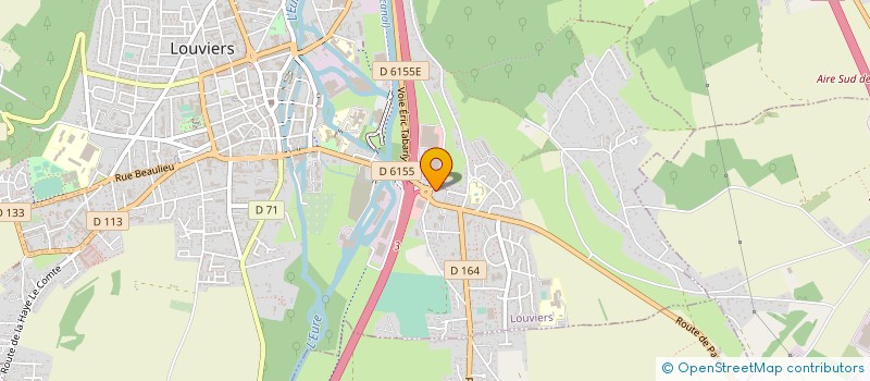 localisation de l'entreprise LA CONCIERGERIE CANIFELINE à LOUVIERS