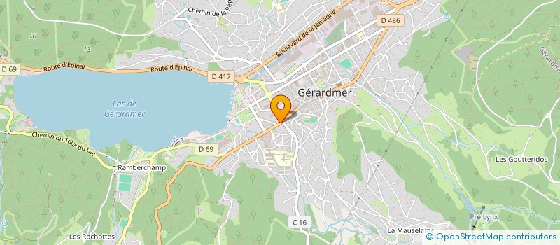 localisation de l'entreprise LA CONCIERGERIE D'ALEXIA  GERARDMER