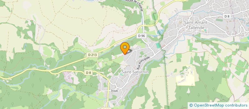 localisation de l'entreprise LA CONCIERGERIE D'AUVERGNE à SAINT-SATURNIN