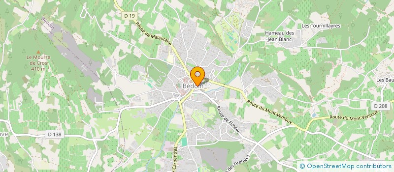 localisation de l'entreprise LA CONCIERGERIE DE BEDOIN  BEDOIN