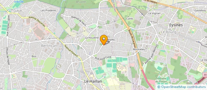 localisation de l'entreprise LA CONCIERGERIE DE BORDEAUX  LE HAILLAN