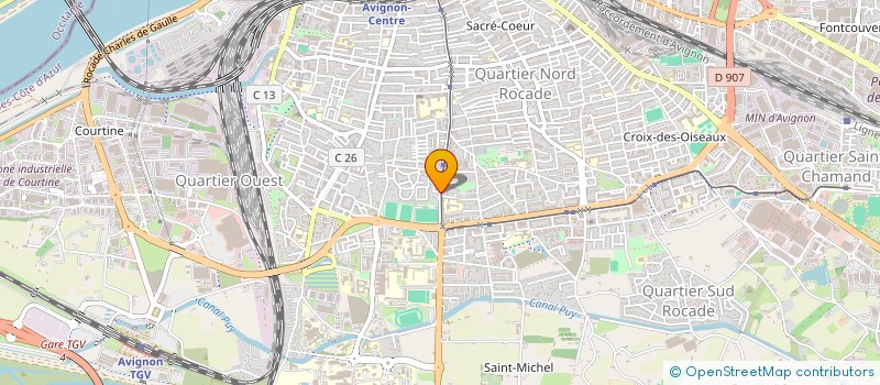 localisation de l'entreprise LA CONCIERGERIE DE CLOTHILDE  AVIGNON