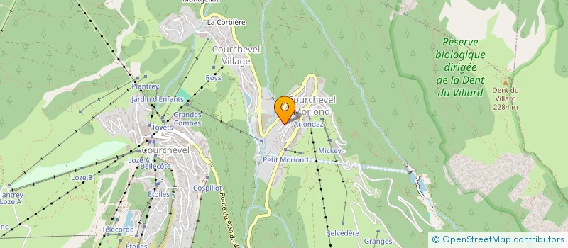 localisation de l'entreprise LA CONCIERGERIE DE COURCHEVEL à COURCHEVEL