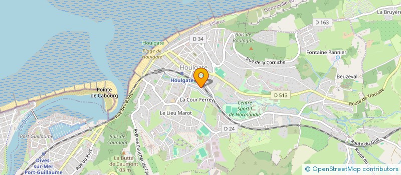 localisation de l'entreprise LA CONCIERGERIE DE HOULGATE à HOULGATE