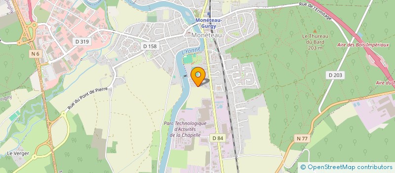 localisation de l'entreprise LA CONCIERGERIE DE LEPINE à MONETEAU