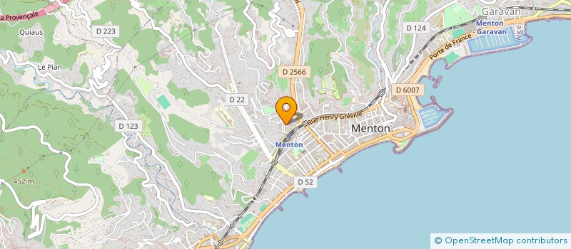 localisation de l'entreprise LA CONCIERGERIE DES CITRONNIERS à MENTON