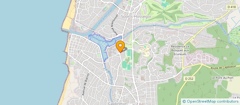 localisation de l'entreprise LA CONCIERGERIE DES LANDES à CAPBRETON