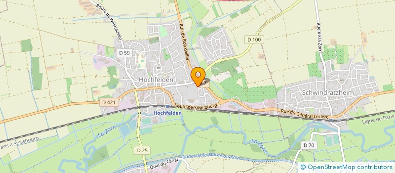 localisation de l'entreprise LA CONCIERGERIE DES ROSIERS  DUNTZENHEIM