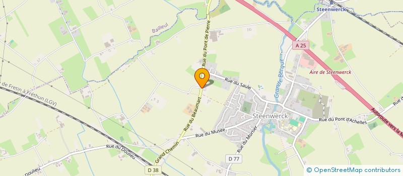 localisation de l'entreprise LA CONCIERGERIE FLAMANDE  STEENWERCK