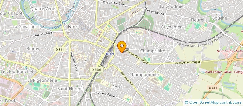 localisation de l'entreprise LA CONCIERGERIE NIORTAISE à NIORT