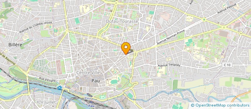 localisation de l'entreprise LA CONCIERGERIE PALOISE à PAU