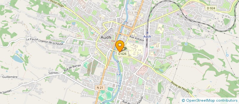 localisation de l'entreprise LA CONCIERGERIE PASTEUR à AUCH
