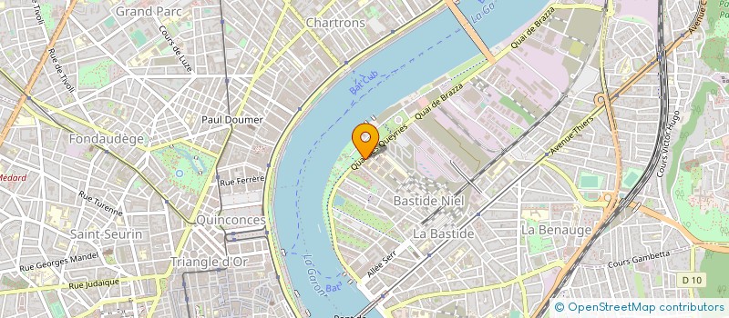 localisation de l'entreprise LA CONCIERGERIE SOLIDAIRE à BORDEAUX