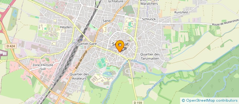 localisation de l'entreprise LA CONCORDE à SELESTAT