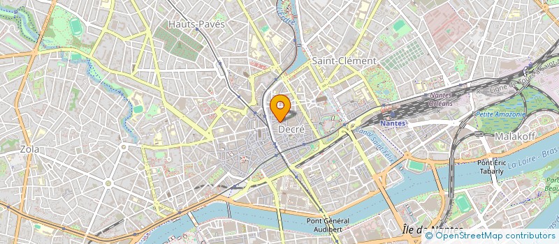 localisation de l'entreprise LA CONCORDE à NANTES