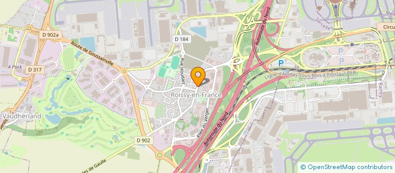 localisation de l'entreprise LA CONCORDE  ROISSY-EN-FRANCE