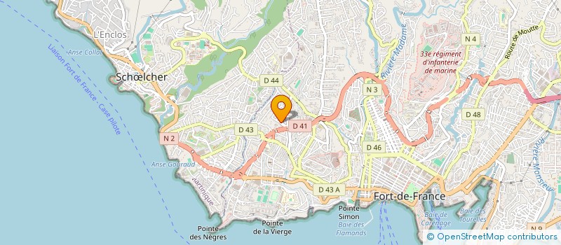 localisation de l'entreprise LA CONCORDE21  FORT-DE-FRANCE