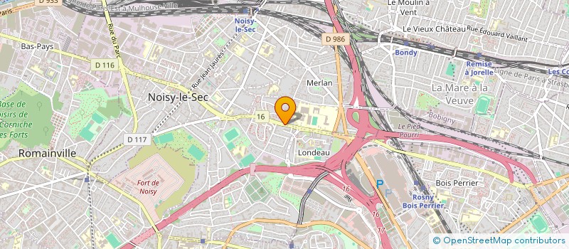 localisation de l'entreprise LA CONCORDIALITE à NOISY-LE-SEC