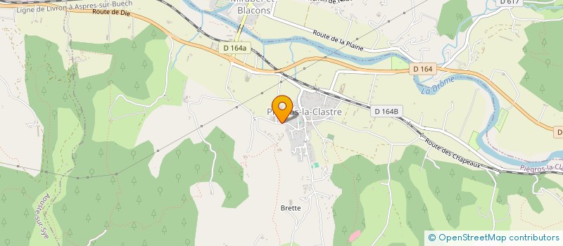 localisation de l'entreprise LA CONDA  PIEGROS-LA-CLASTRE