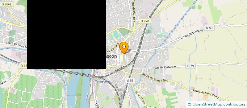 localisation de l'entreprise LA CONDAMINE  TARASCON