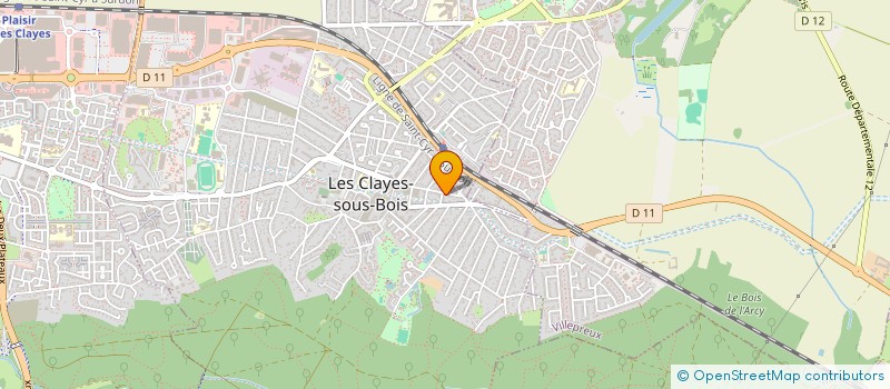 localisation de l'entreprise LA CONDETTE  LES CLAYES-SOUS-BOIS