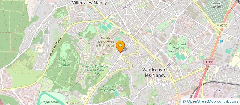 localisation de l'entreprise LA CONDRIERE  VANDUVRE-LES-NANCY