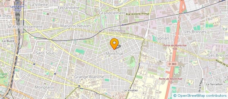 localisation de l'entreprise LA CONF'  LYON