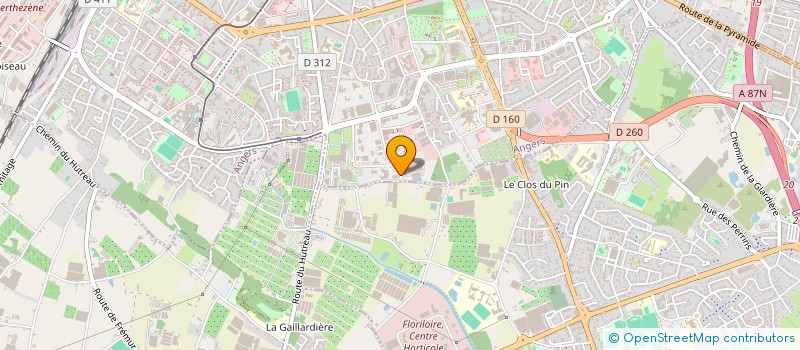 localisation de l'entreprise LA CONFECTION ANGEVINE à ANGERS