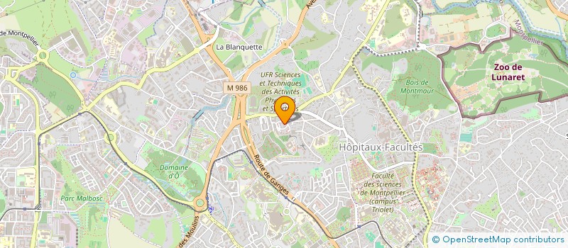 localisation de l'entreprise LA CONFERENCE EPIDAURE à MONTPELLIER