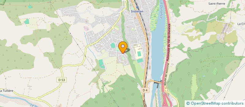 localisation de l'entreprise LA CONFERENCE NATIONALE DES DIRECTEURS DE CDAD ET DE CAD  SISTERON