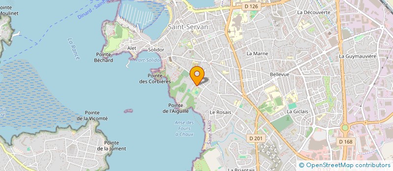 localisation de l'entreprise LA CONFIANCE  SAINT-MALO