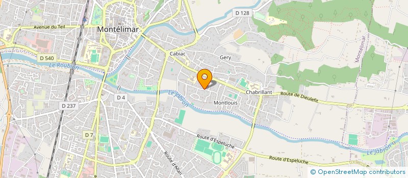 localisation de l'entreprise LA CONFIANCE à MONTELIMAR