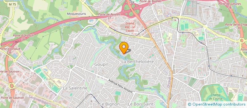 localisation de l'entreprise LA CONFIANCE à ORVAULT
