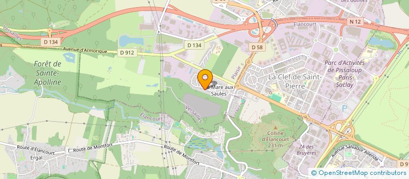 localisation de l'entreprise LA CONFIERGERIE  PLAISIR