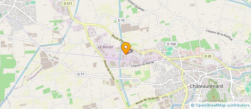 localisation de l'entreprise LA CONFISERIE DE CESAR ET LEON à CHATEAURENARD