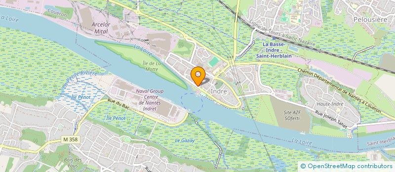 localisation de l'entreprise LA CONFISERIE DES ARTS  INDRE