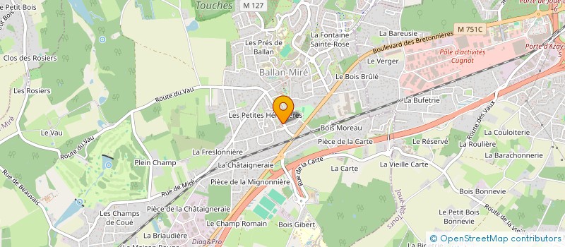 localisation de l'entreprise LA CONFLUENCE NOTARIALE  BALLAN-MIRE