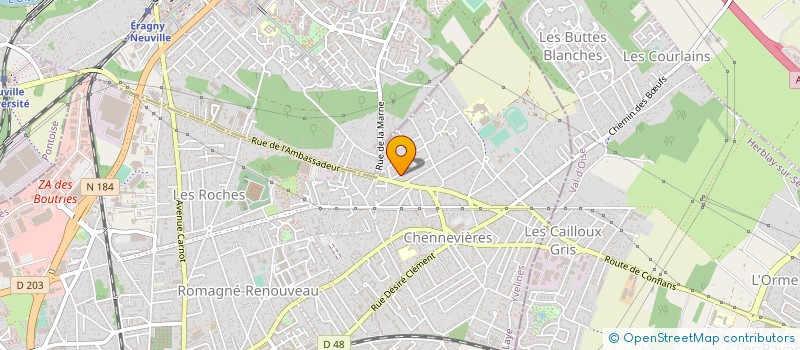 localisation de l'entreprise LA CONFRERIE  CONFLANS-SAINTE-HONORINE