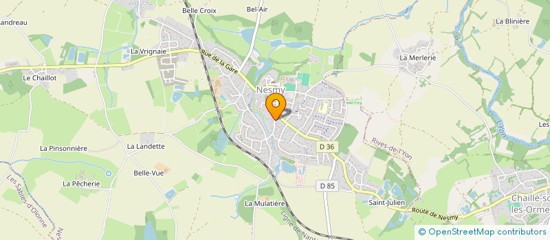 localisation de l'entreprise LA CONFRERIE  NESMY