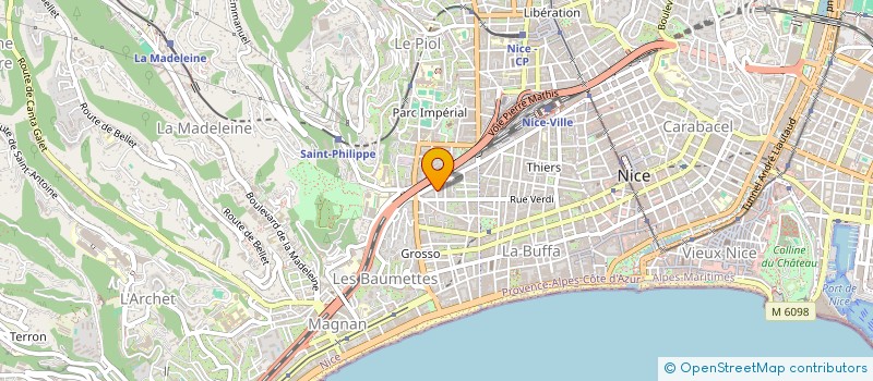 localisation de l'entreprise LA CONFRERIE AB à NICE