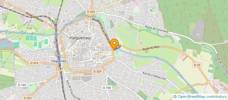 localisation de l'entreprise LA CONFRERIE D'HAGENOWA  SOULTZ-SOUS-FORETS