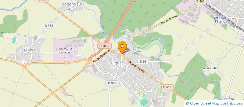 localisation de l'entreprise LA CONFRERIE DE GUIGNES  GUIGNES