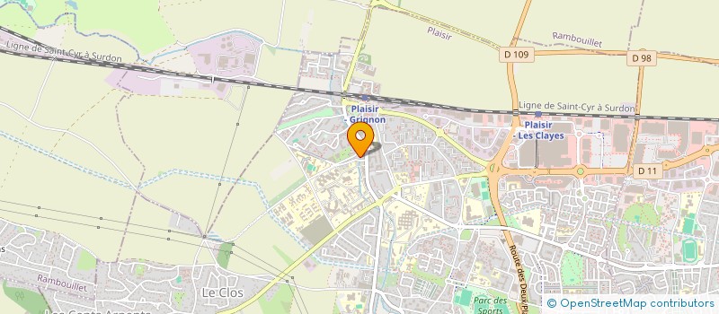 localisation de l'entreprise LA CONFRERIE DE L IMAGINAIRE  PLAISIR